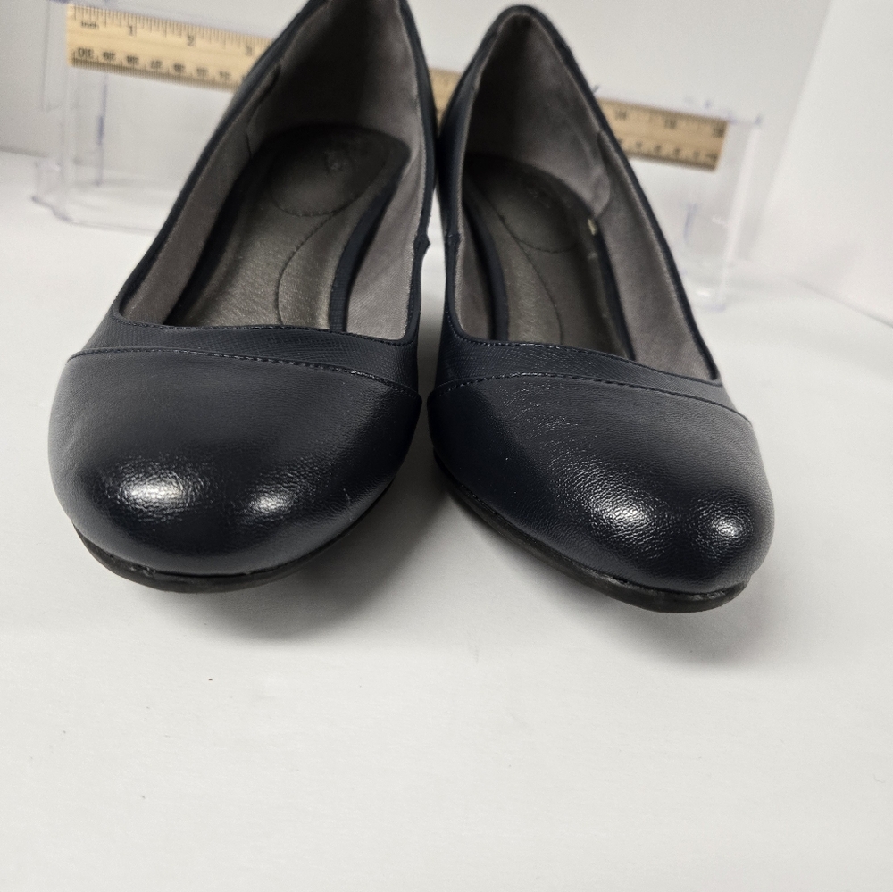 Life Stride Navy Blue Heels Sz  10 m - Picture 5 of 6